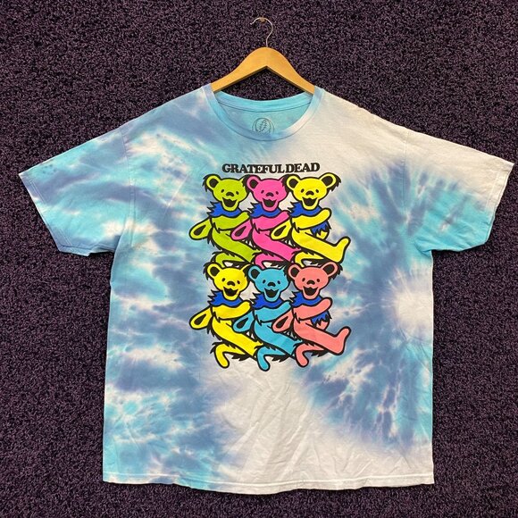 Grateful Dead Dancing Bears tiedye Tshirt size extra large - Picture 1 of 4